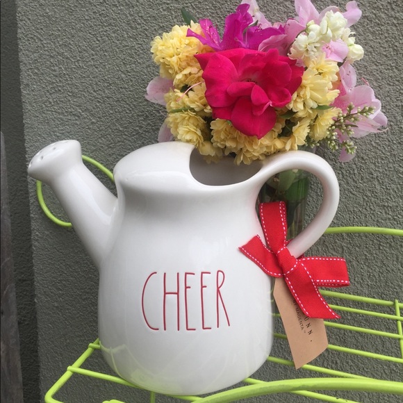 Rae Dunn Accents Rae Dunn Cheer Collectors Ceramic Watering Can